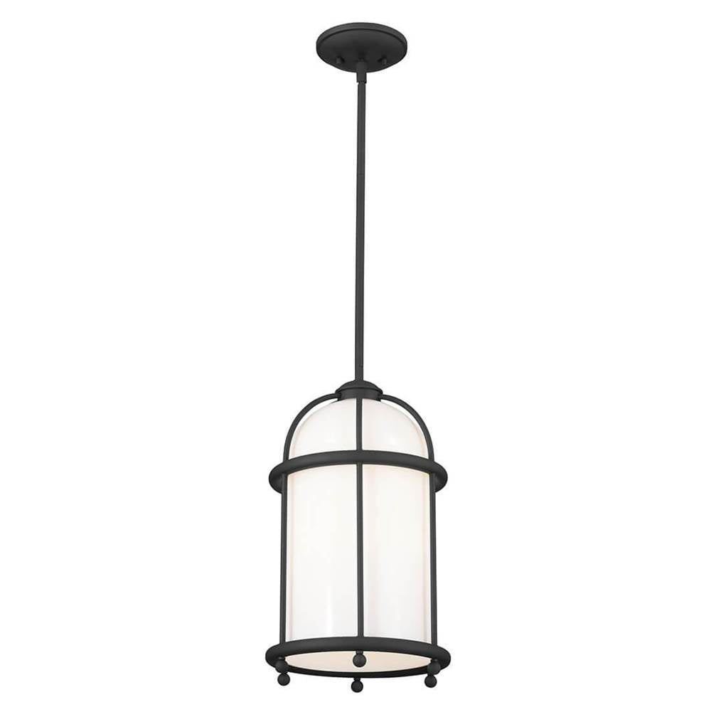 KICHLER 52464BKT Topiary 10" 1 Light Pendant Textured Black