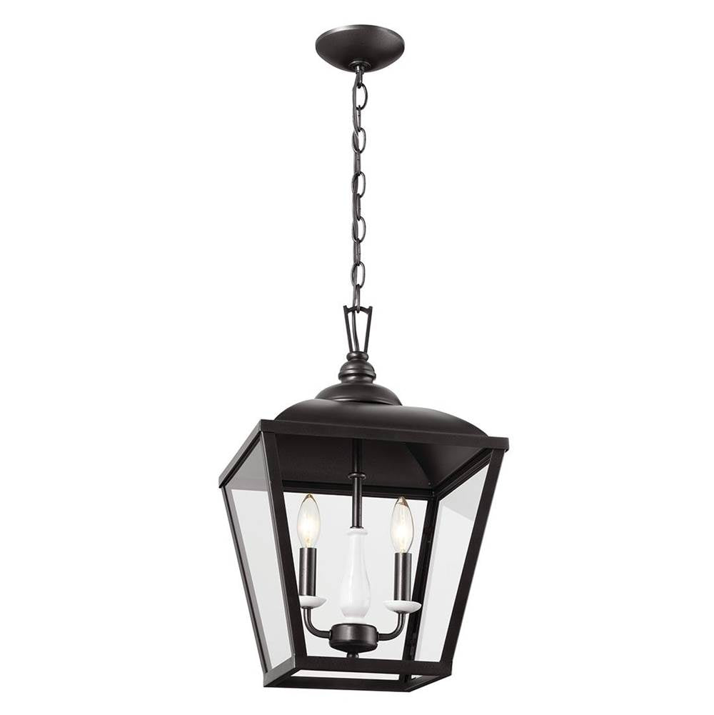 KICHLER 52474AVI Gentle Hill 19" 2 Light Pendant Anvil Iron