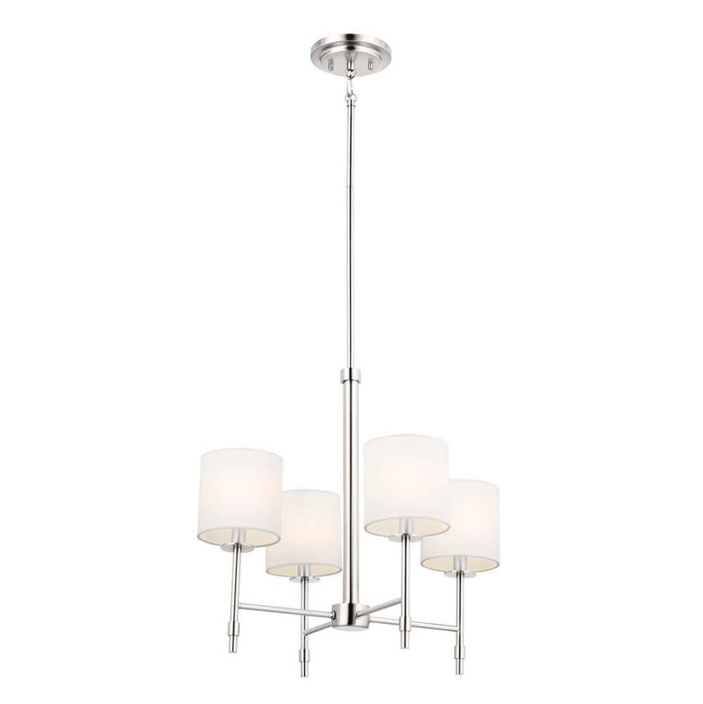 KICHLER 52504PN Ali Mini Chandelier 4 Light - Polished Nickel