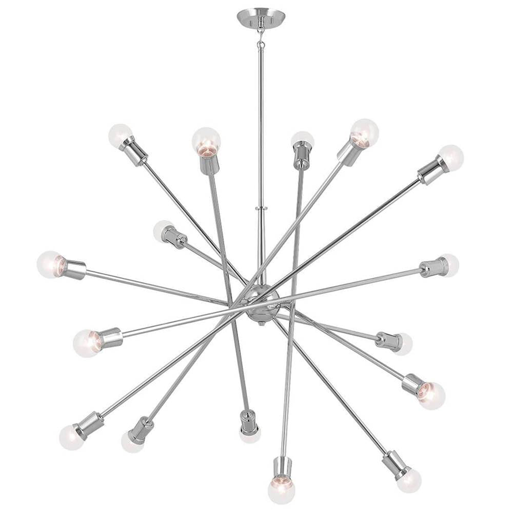KICHLER 52537CH Armstrong 63" 16 Light Chandelier in Chrome