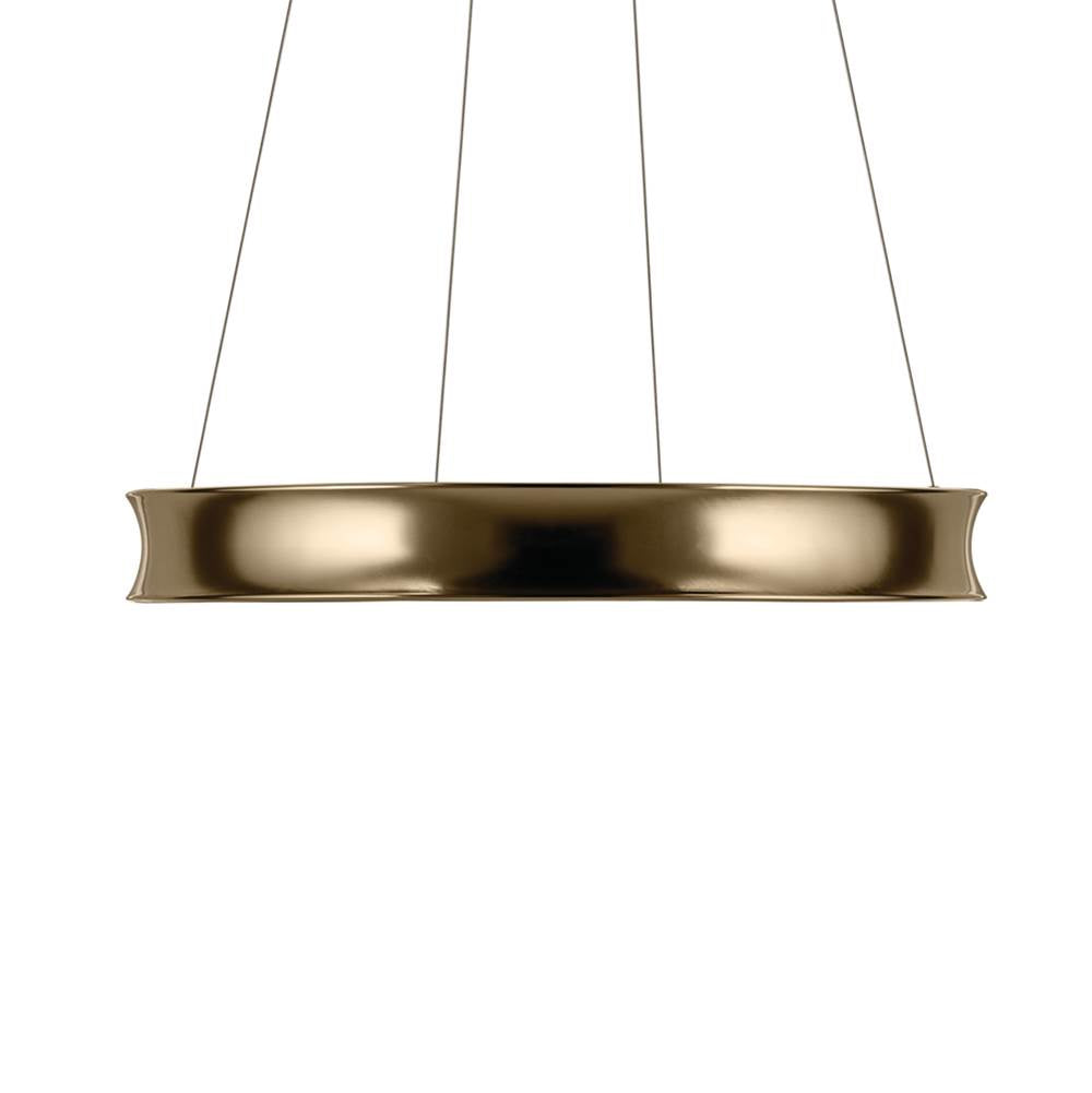 KICHLER 52746CPZLED Larousse 29.5 Inch LED Chandelier in Champagne Bronze