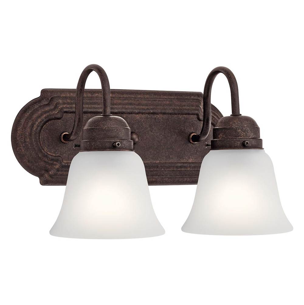 KICHLER 5336TZS 12.25" 2 Light Vanity Light Tannery Bronze
