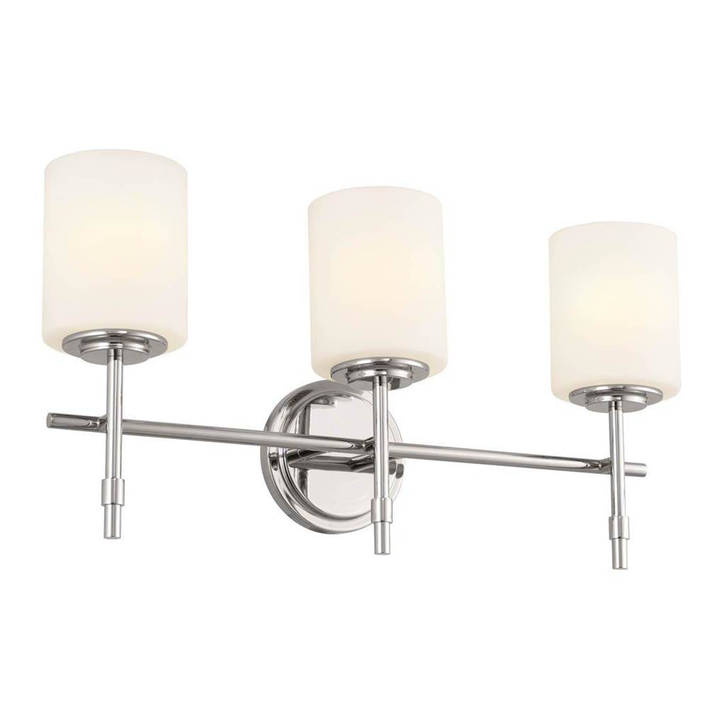 KICHLER 55142PN Ali Bath 3 Light - Polished Nickel