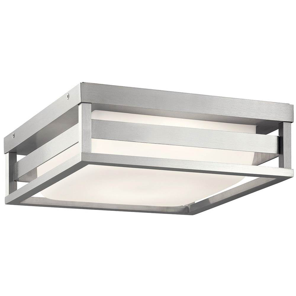 KICHLER 59037BALED Ryler LED 3000K 12" Ceiling Light Brushed Aluminum
