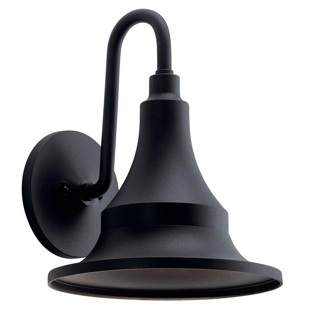 KICHLER 59055BKT Hampshire 15.25 inch 1 Light Medium Outdoor Wall Light in Textured Black