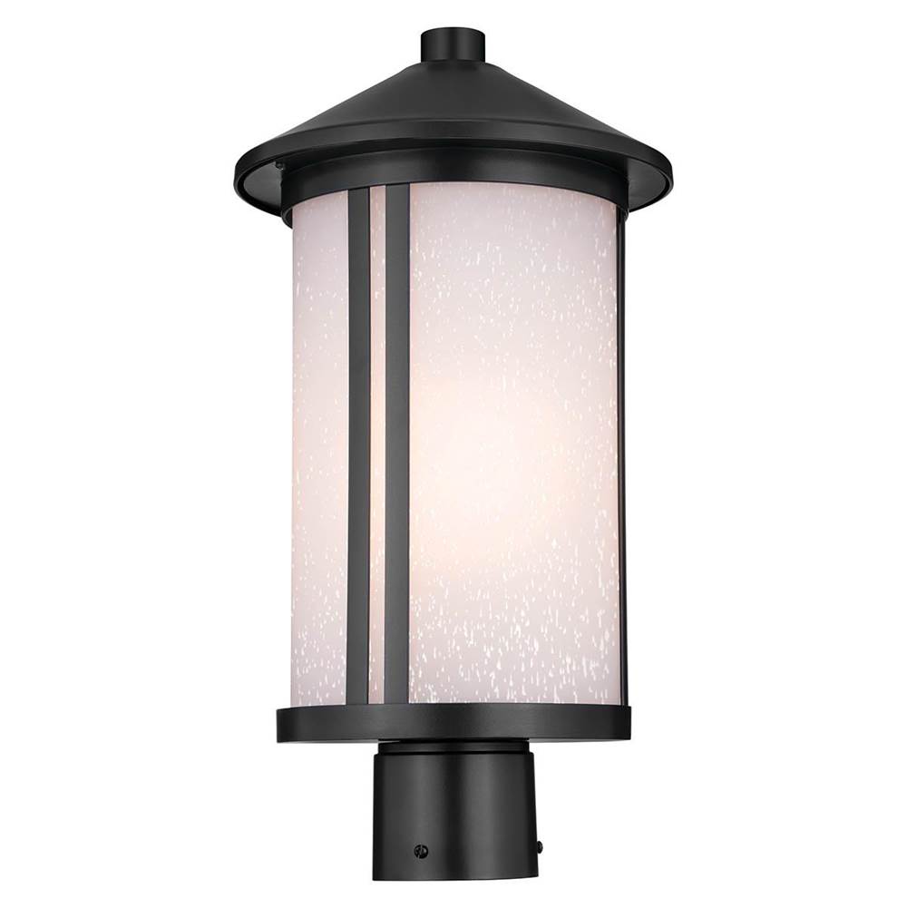 KICHLER 59101BK Lombard Outdoor Post Lantern - Black