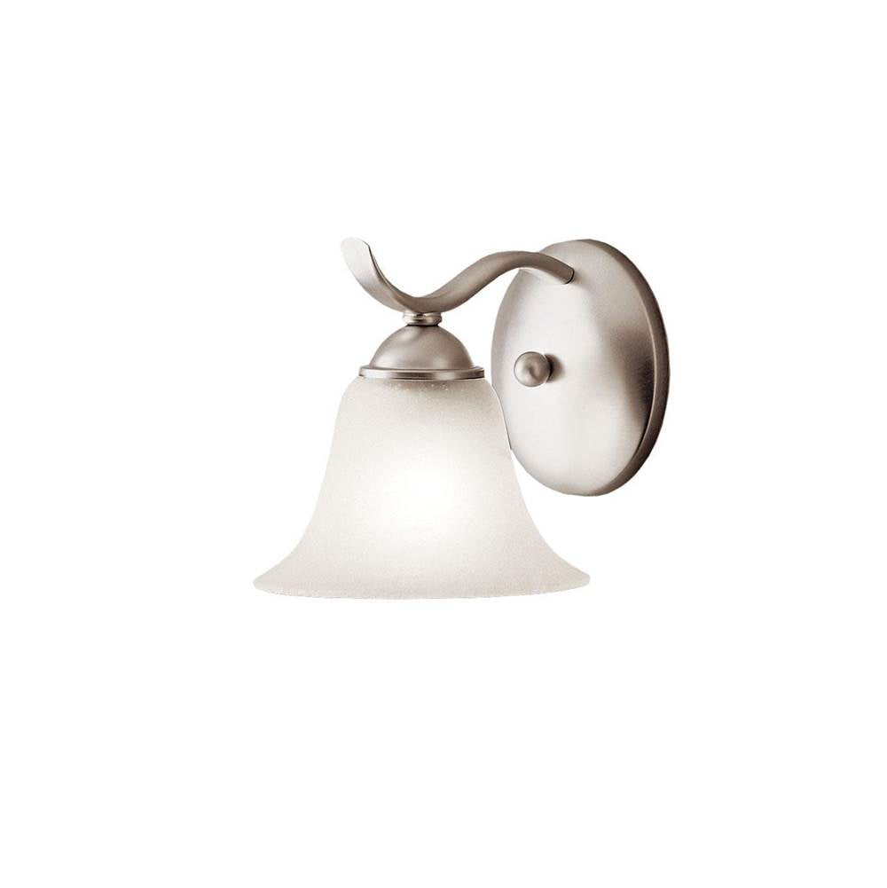 KICHLER 6719NI Dover 1 Light Wall Sconce Brushed Nickel