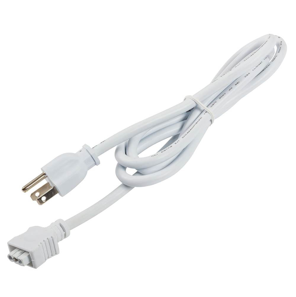 KICHLER 6UCORDWH 4U/6U Under Cabinet 3-Prong Cord White