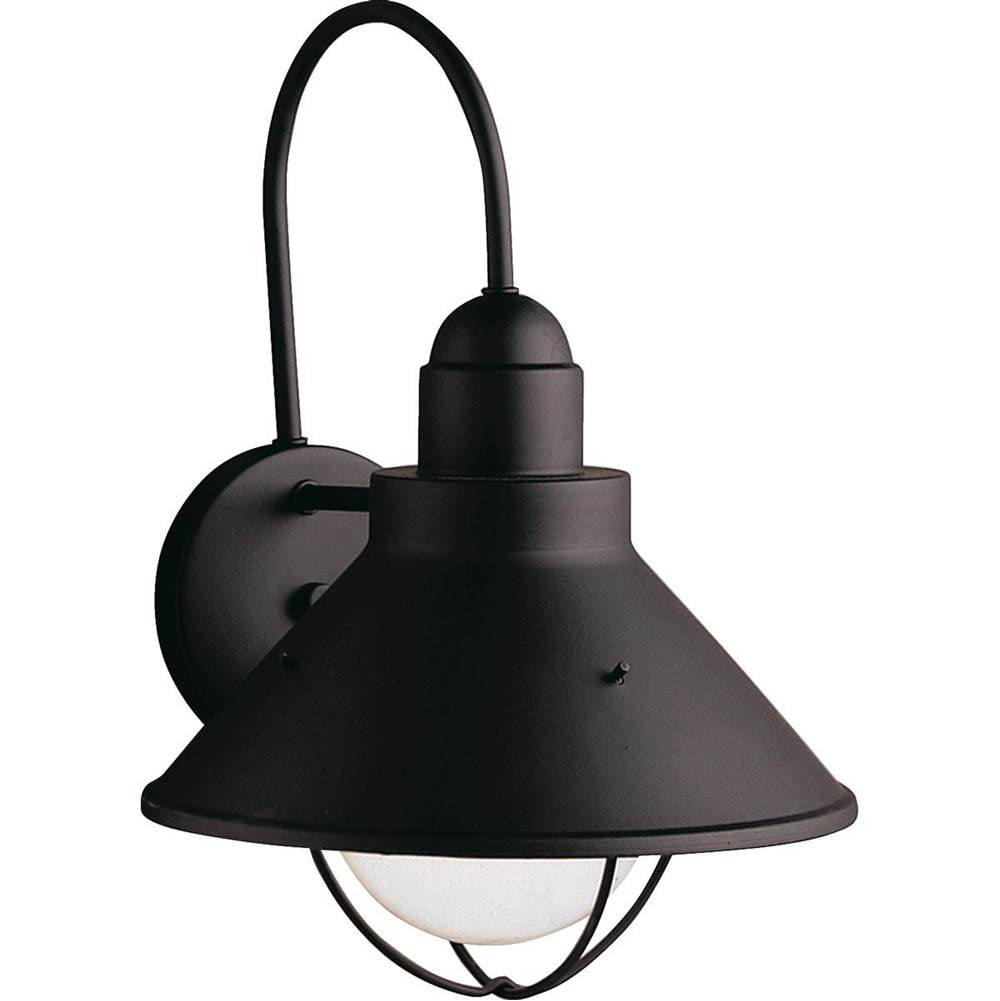 KICHLER 9023BK Seaside14.25" 1 Light Wall Light Black