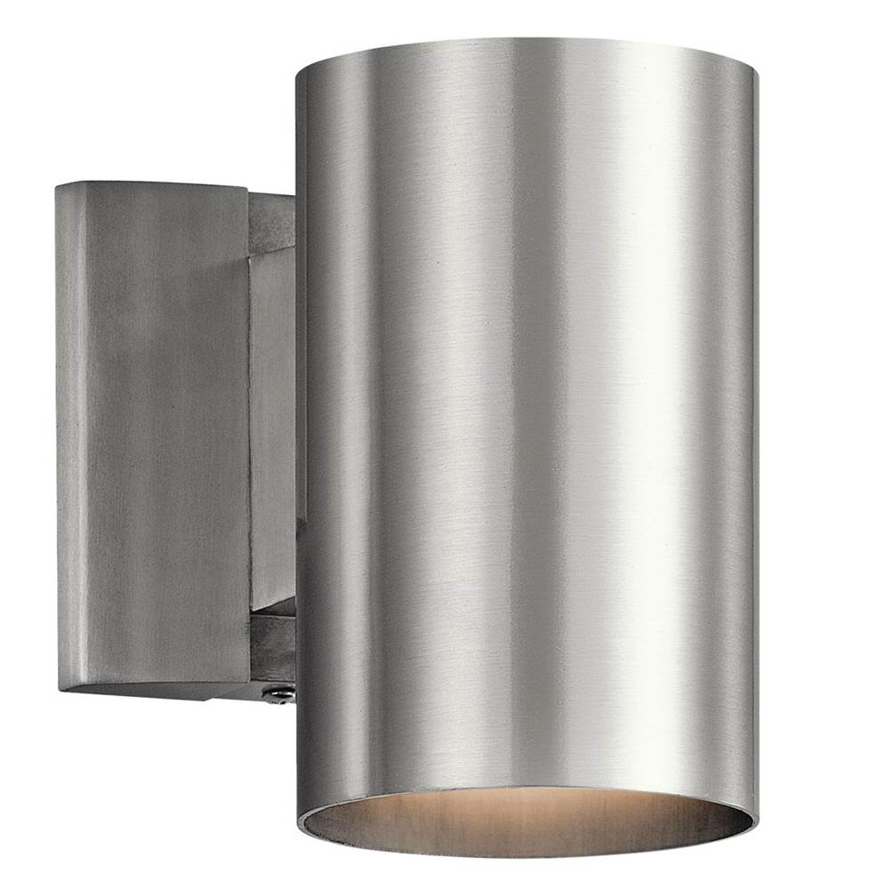KICHLER 9234BA Cylinder 7" 1 Light Wall Light Brushed Aluminum