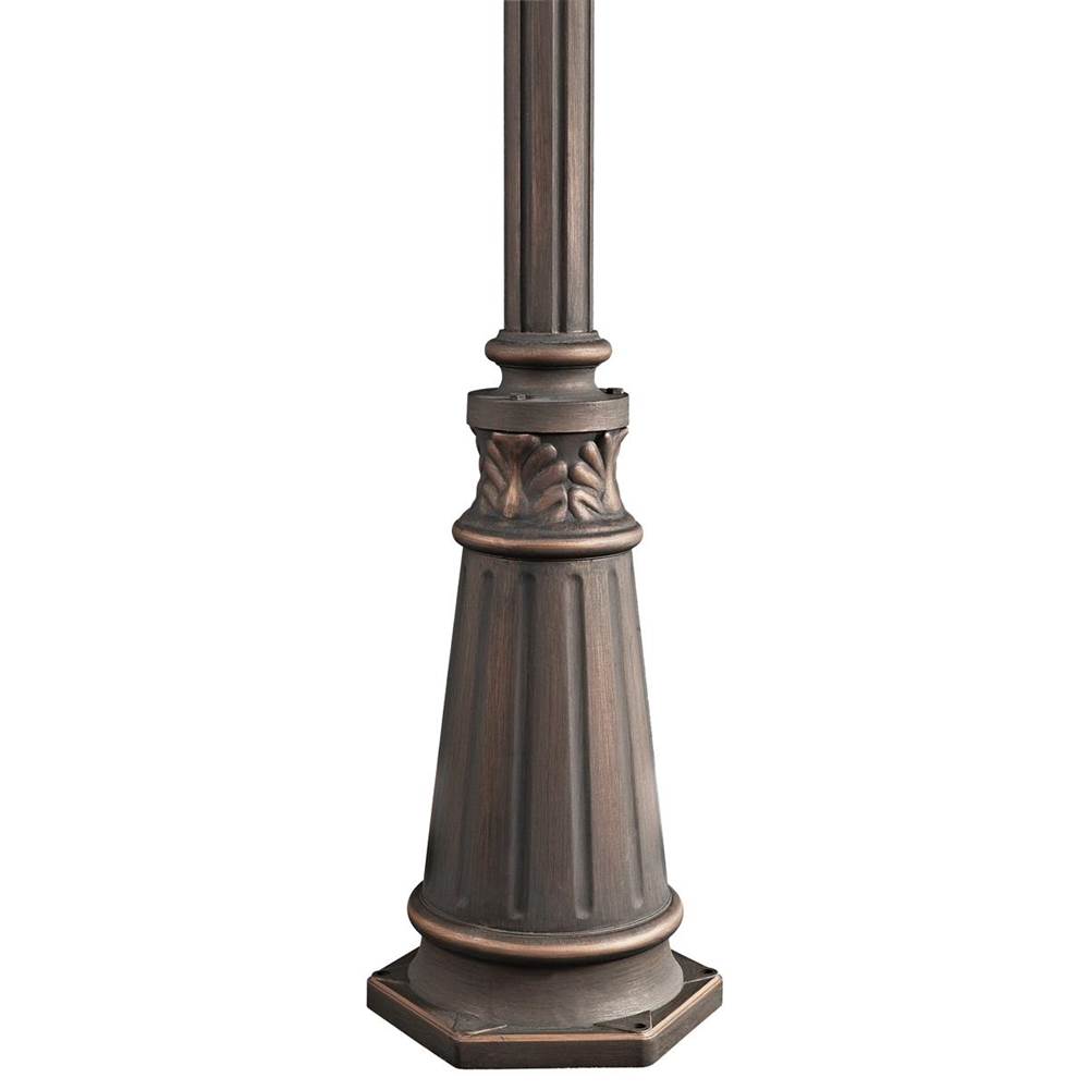 KICHLER 9510LD 12.75" x 72" Cast Aluminum Post Londonderry
