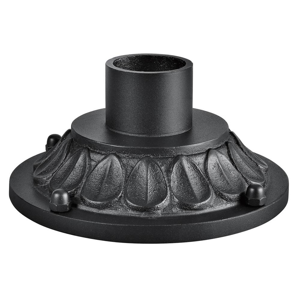 KICHLER 9540BKT 10" x 4.75" Pedestal Mount Textured Black