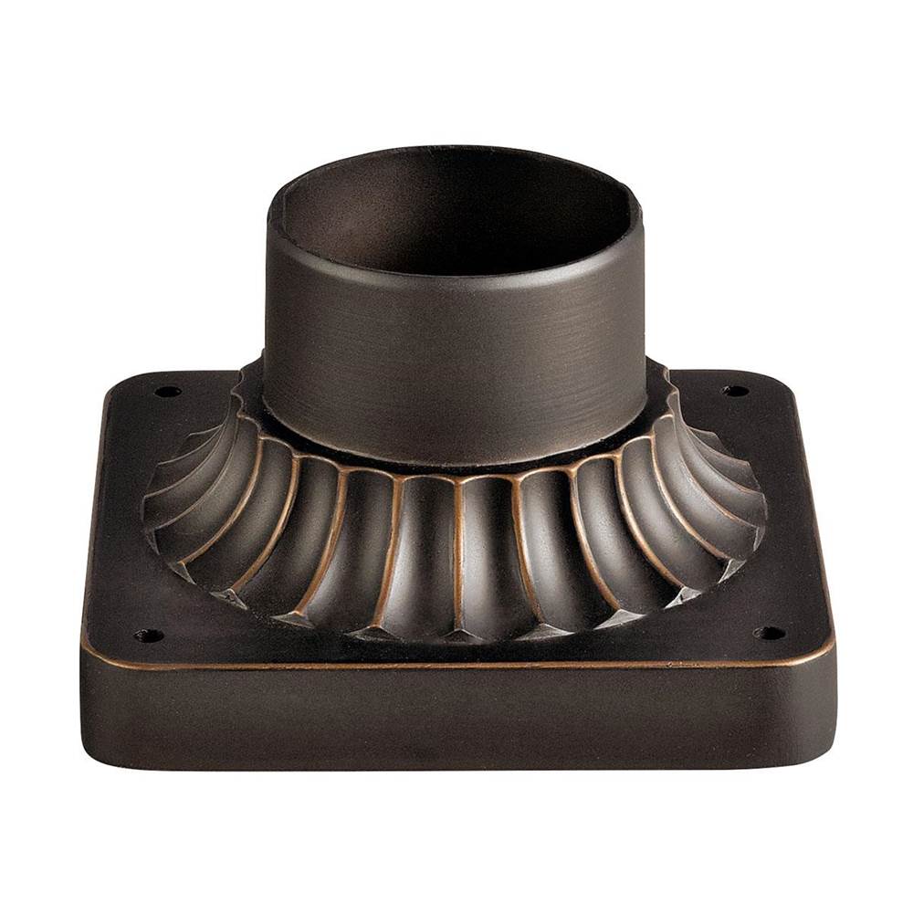 KICHLER 9592RZ 5.75" x 3.5" Pedestal Mount Rubbed Bronze