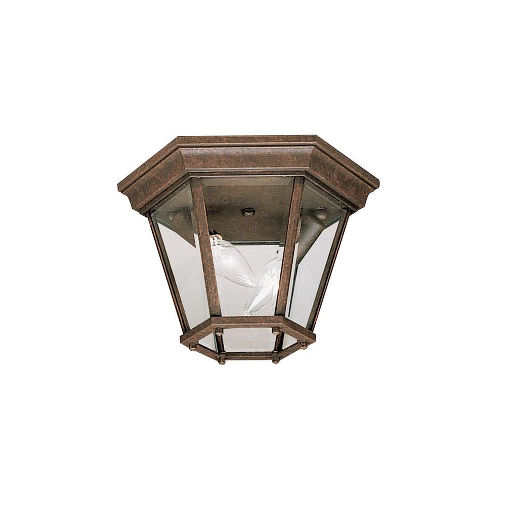 KICHLER 9850TZ Madison 2 Light Flush Mount Tannery Bronze