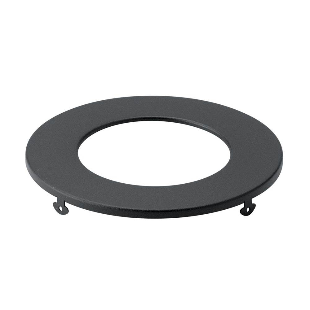 KICHLER DLTSL04RBKT Direct-to-Ceiling Slim Decorative Trim 4 inch Round Textured Black