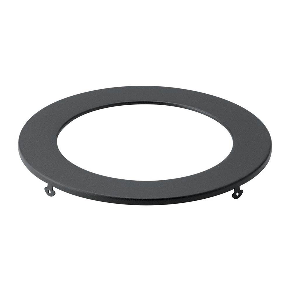 KICHLER DLTSL06RBKT Direct-to-Ceiling Slim Decorative Trim 6 inch Round Textured Black