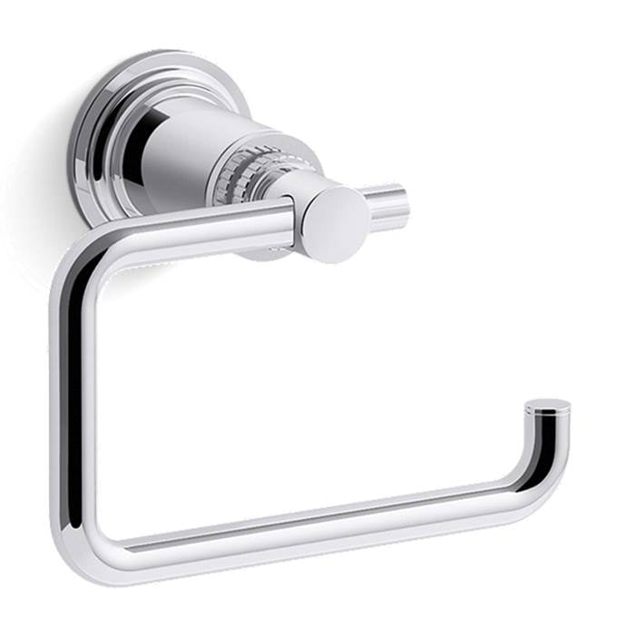 KALLISTA Central Park West P31427-00-CP Central Park West Toilet Paper Holder - Polished Chrome