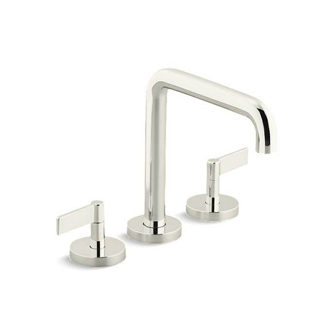 KALLISTA P21802-LV-SN One Dm Bath Set, Tall Spout, Lever - Polished Nickel