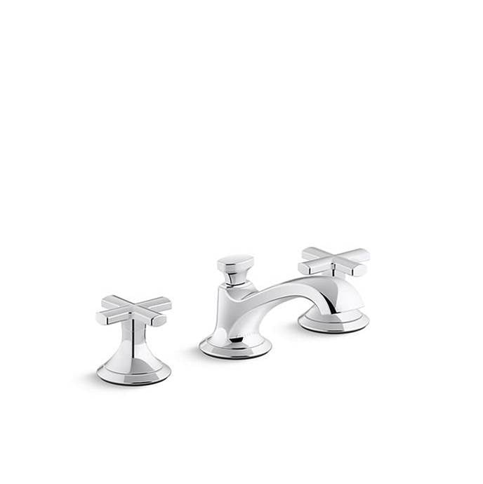 KALLISTA Script P25006-CR-CP Script® Sink Faucet Low Spout Crss Hndl - Polished Chrome