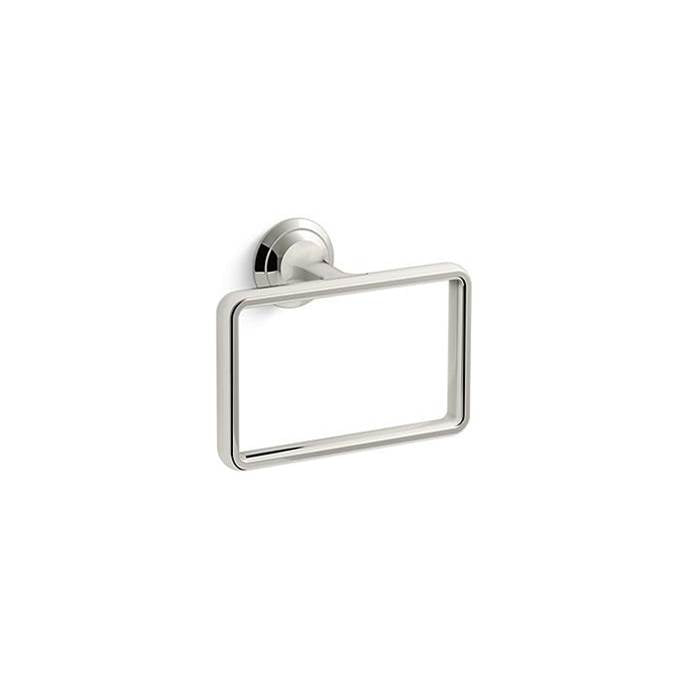 KALLISTA Script P25013-00-AD Script® Towel Ring - Nickel Silver