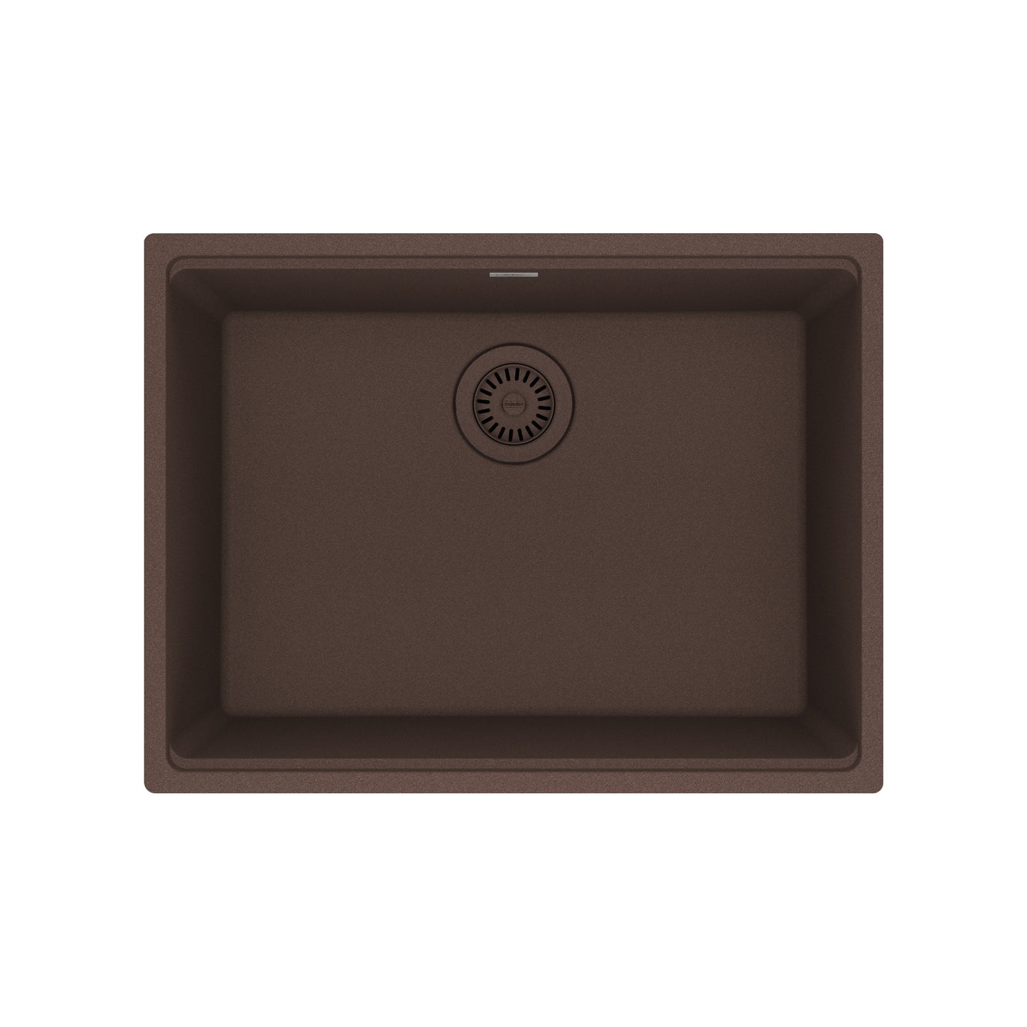 FRANKE MAG11023-MOC Maris Undermount 25-in x 18.94-in Granite Single Bowl Kitchen Sink in Mocha In Mocha
