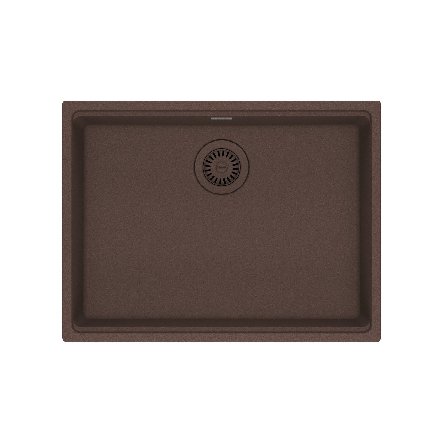 FRANKE MAG11023ADA-MOC Maris Undermount 25-in x 18.94-in Granite ADA Single Bowl Sink in Mocha In Mocha