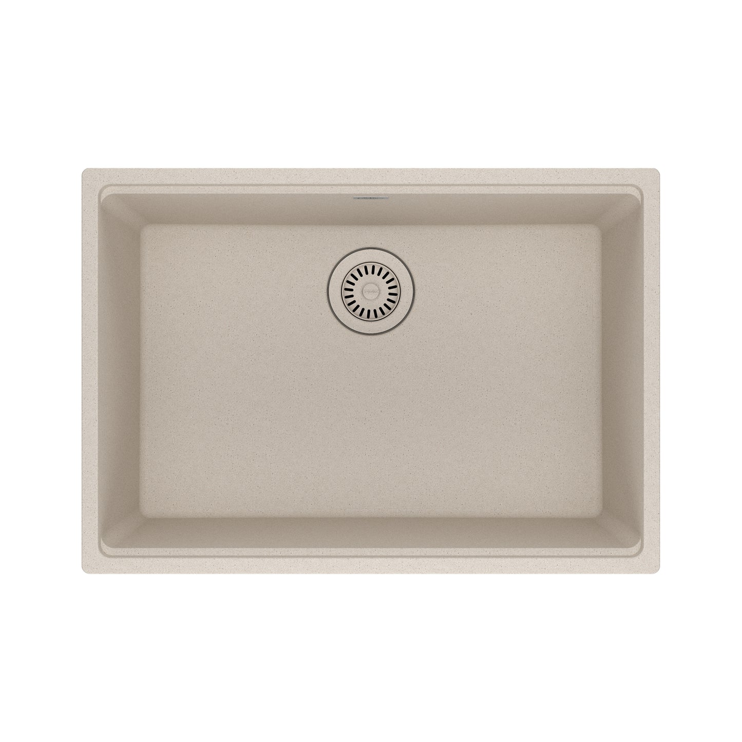 FRANKE MAG11025-CHA Maris Undermount 27-in x 19-in Granite Single Bowl Kitchen Sink in Champagne In Champagne