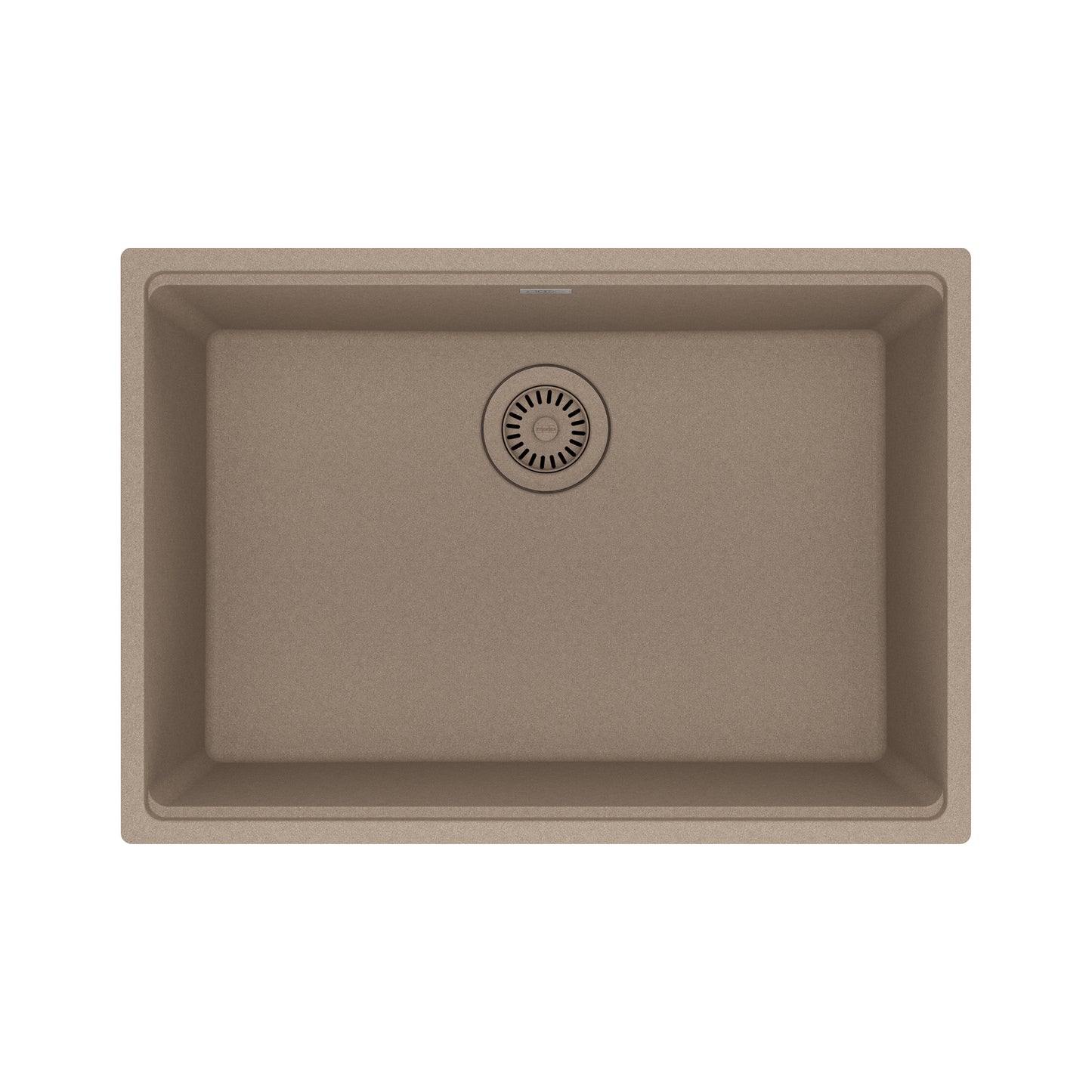 FRANKE MAG11025-OYS Maris Undermount 27-in x 19-in Granite Single Bowl Kitchen Sink in Oyster In Oyster