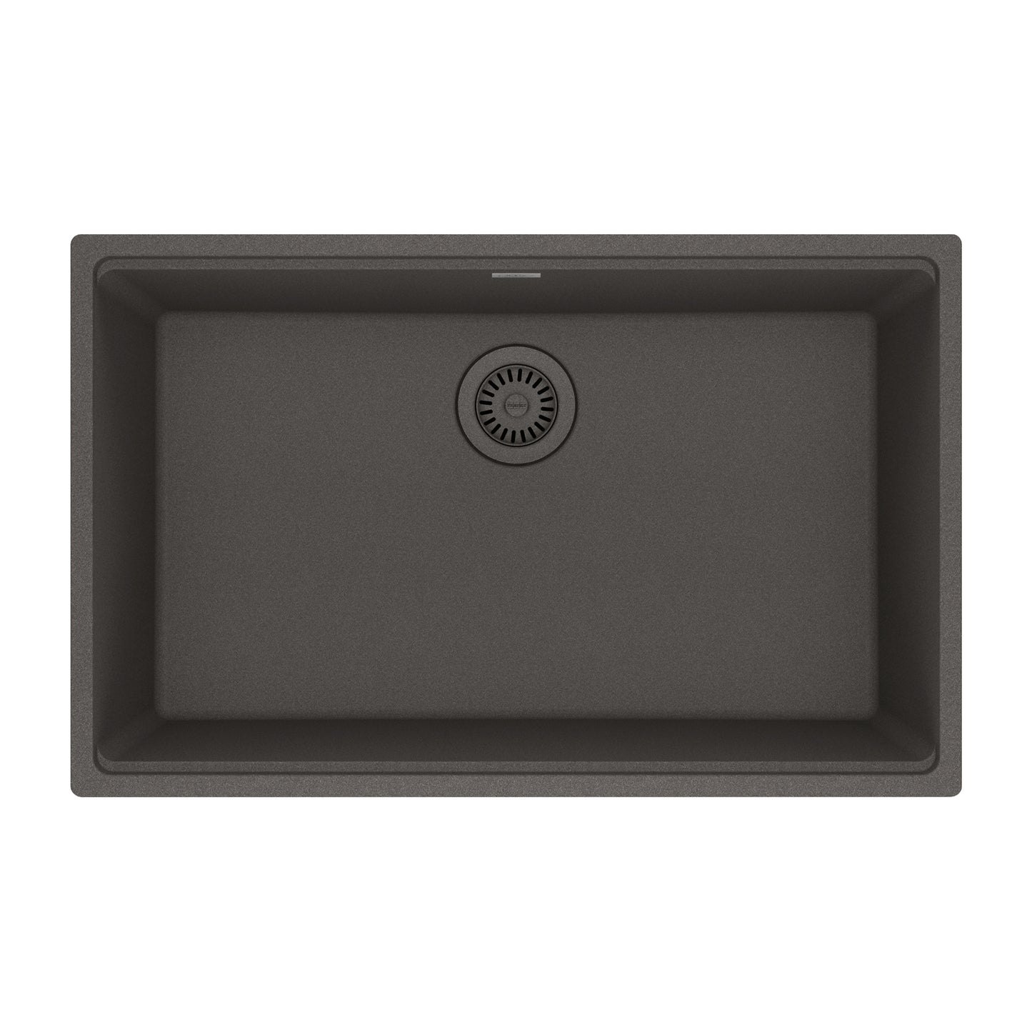 FRANKE MAG11028-SLG Maris Undermount 33-in x 22-in Granite Single Bowl Kitchen Sink in Slate Grey
