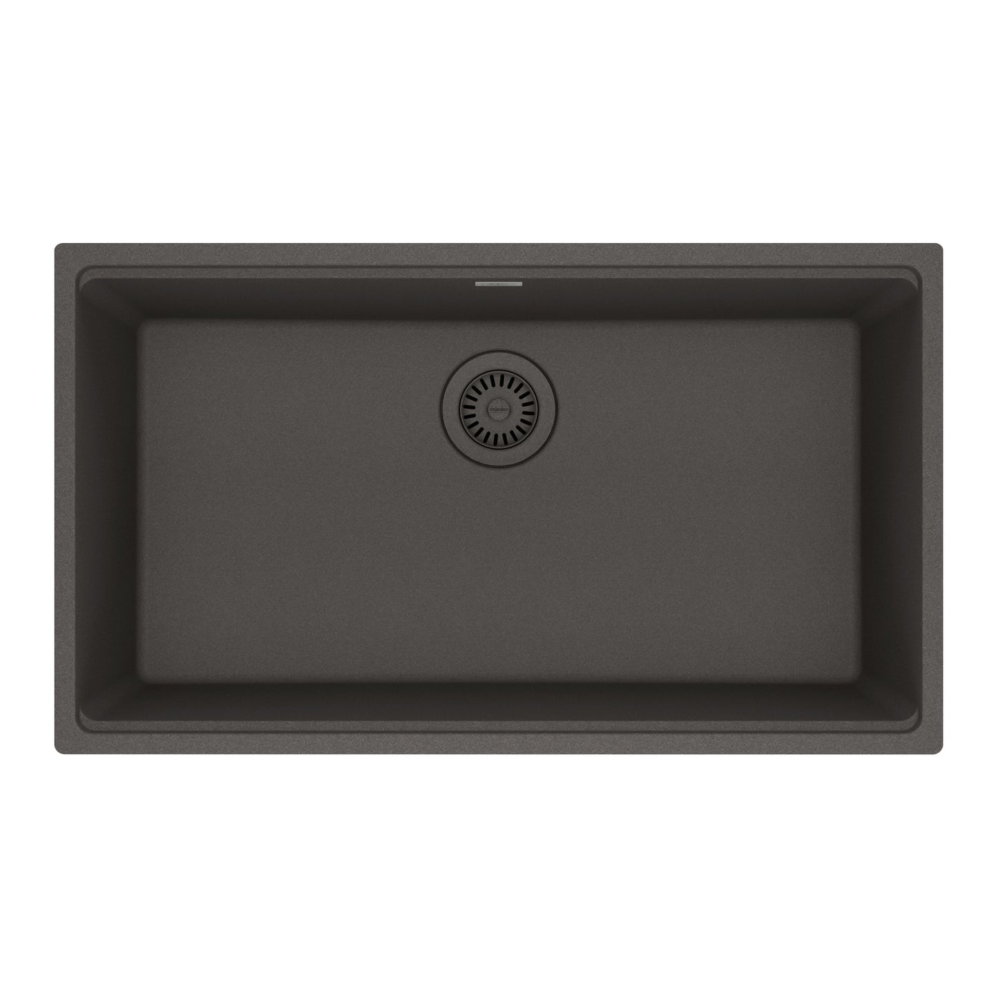 FRANKE MAG11029-SLG Maris Undermount 31-in x 17.81-in Granite Single Bowl Kitchen Sink in Slate Grey