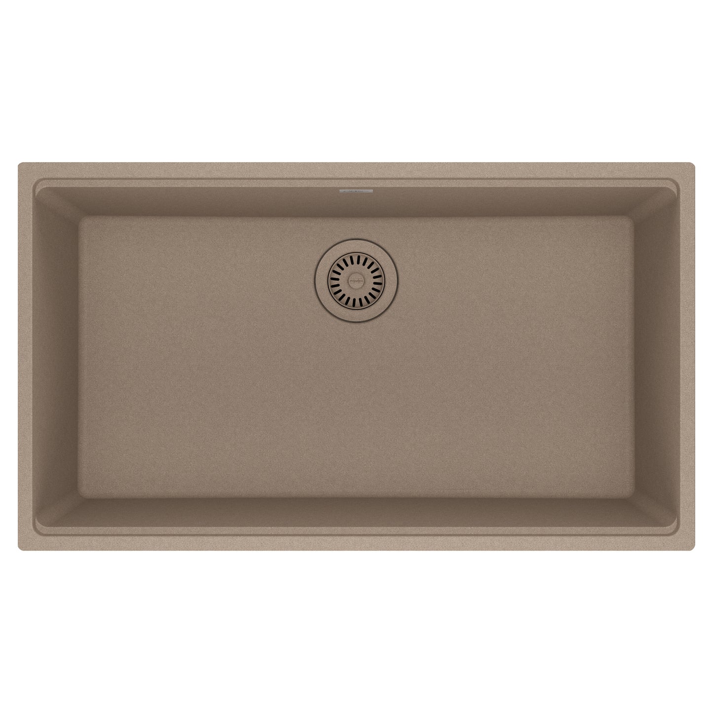 FRANKE MAG11031-OYS Maris Undermount 33-in x 18.94-in Granite Single Bowl Kitchen Sink in Oyster In Oyster