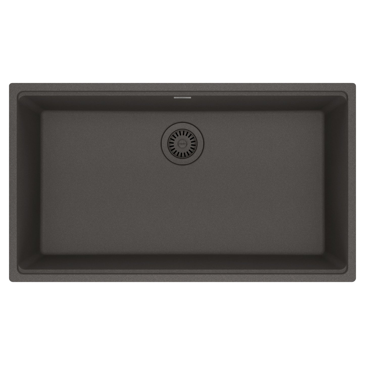 FRANKE MAG11031-SLG Maris Undermount 33-in x 18.94-in Granite Single Bowl Kitchen Sink in Slate Grey