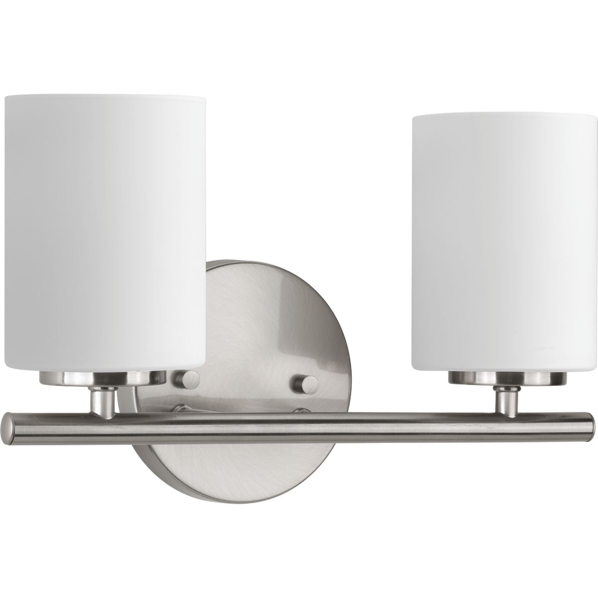 PROGRESS LIGHTING P2158-09 Brushed Nickel Replay Collection Two-Light Bath & Vanity