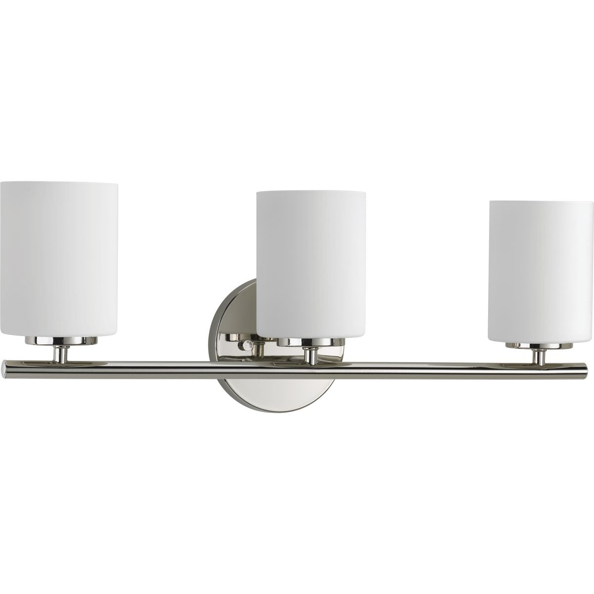 PROGRESS LIGHTING P2159-104 Polished Nickel Replay Collection Three-Light Bath & Vanity