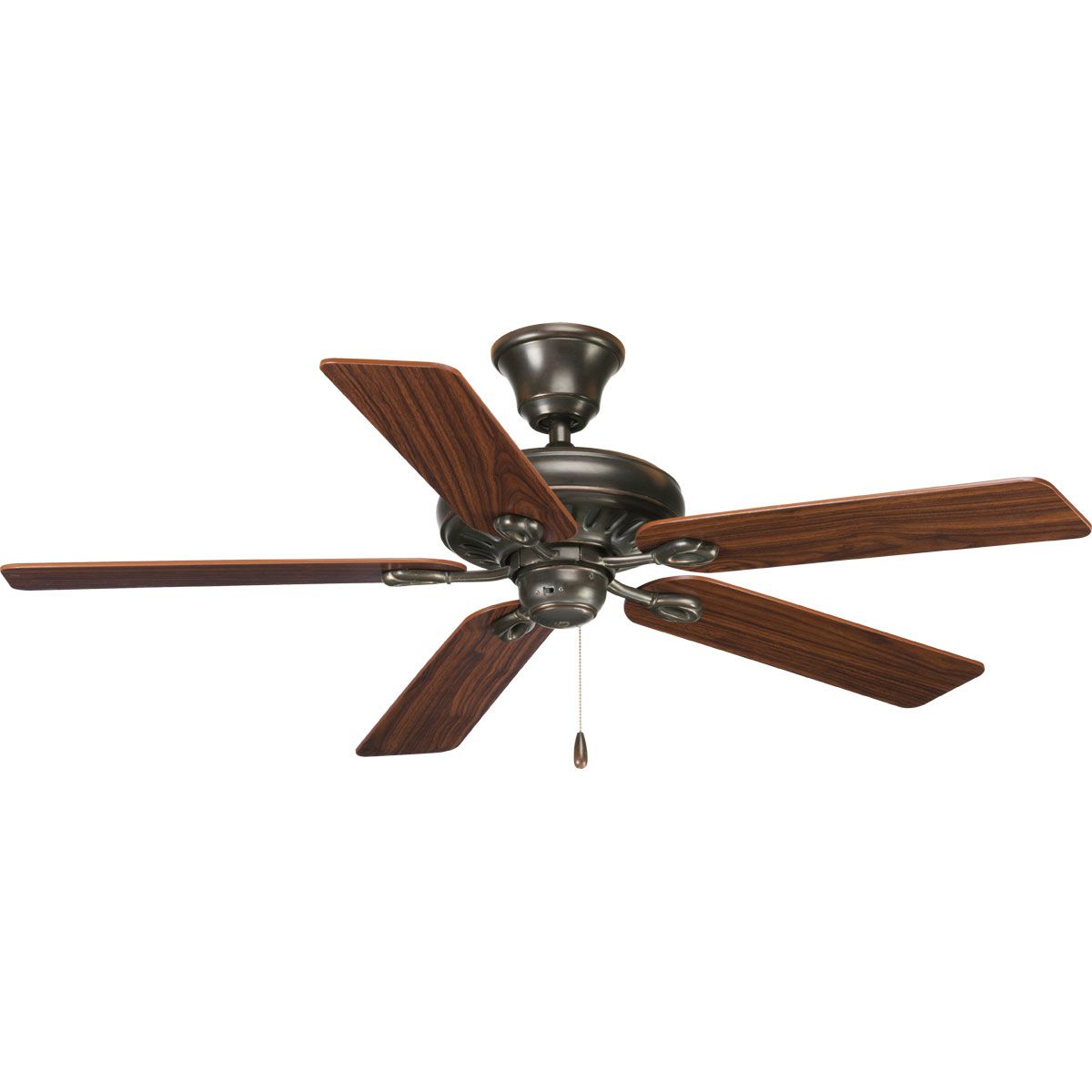 PROGRESS LIGHTING P2521-20 Antique Bronze AirPro Collection Signature 52" Five-Blade Ceiling Fan