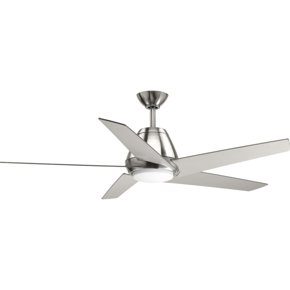 PROGRESS LIGHTING P2582-0930K Brushed Nickel Gust Collection 54" Five Blade Ceiling Fan