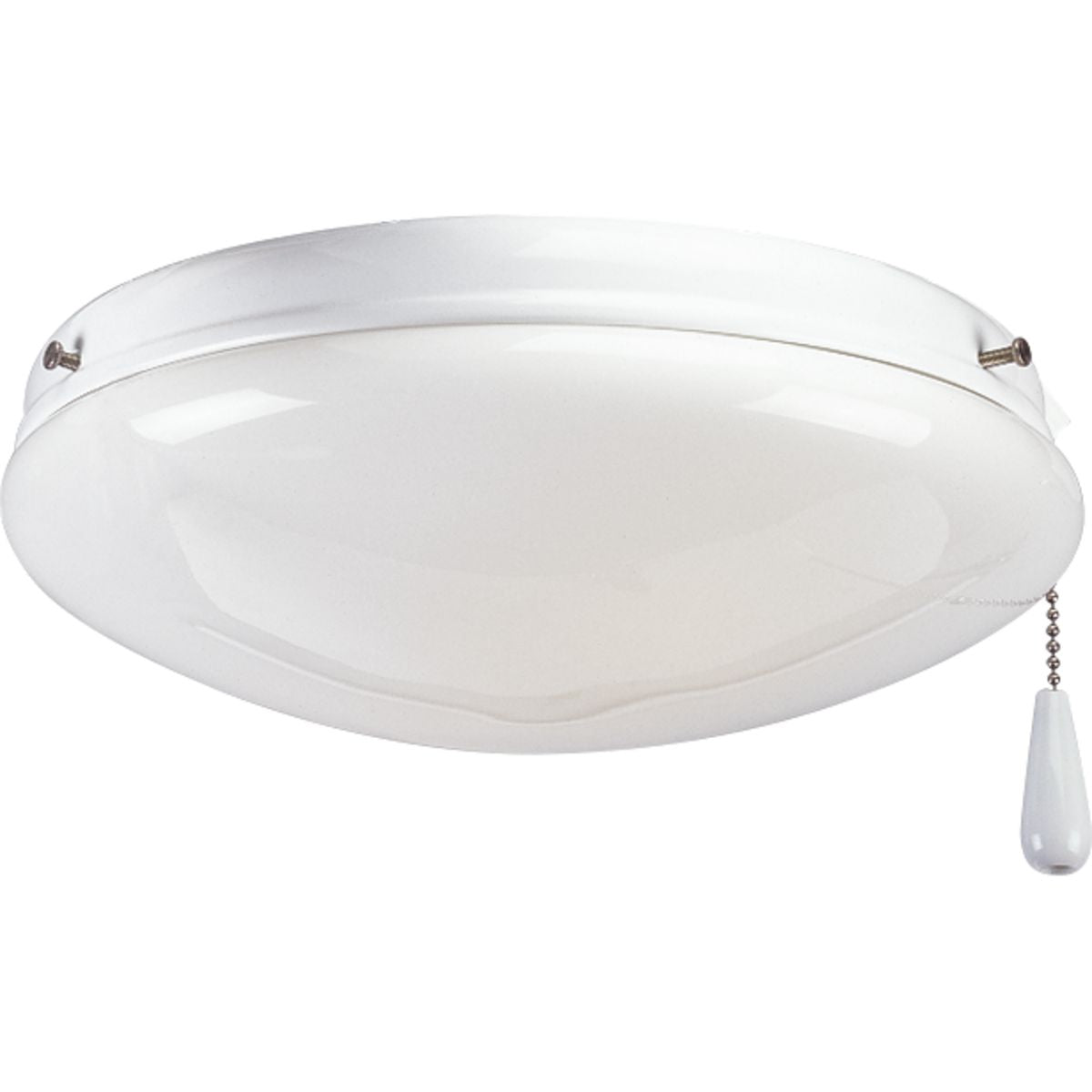 PROGRESS LIGHTING P2611-30WB White AirPro Collection Two-Light Ceiling Fan Light