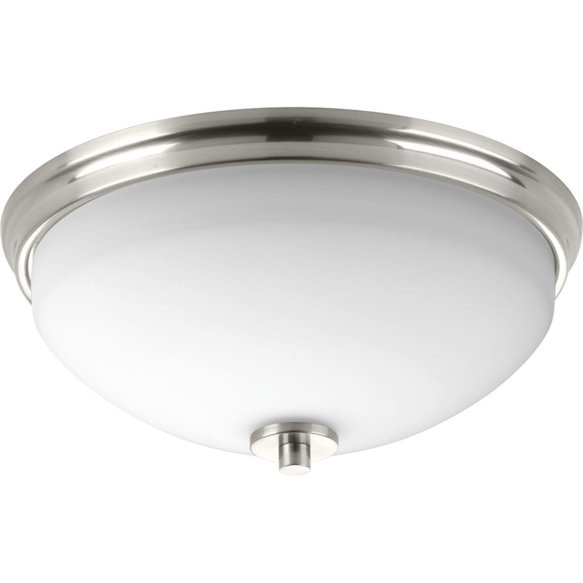 PROGRESS LIGHTING P3423-09 Brushed Nickel Replay Collection Two-light 14" Flush Mount
