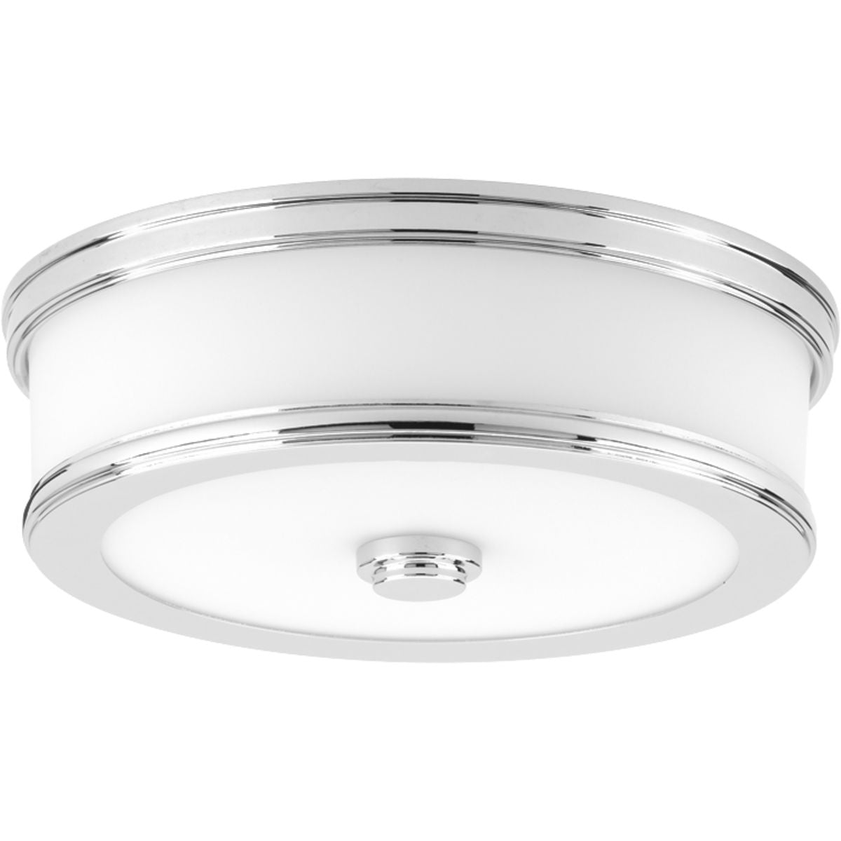 PROGRESS LIGHTING P350085-015-30 Polished Chrome Bezel Collection 10" LED Flush Mount