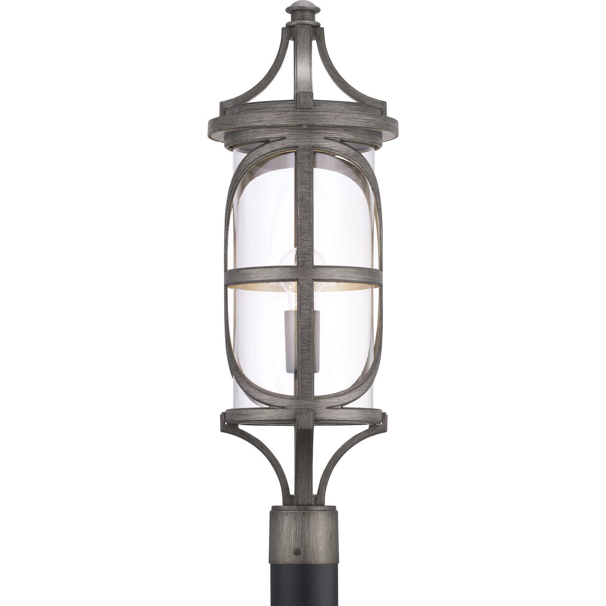 PROGRESS LIGHTING P540016-103 Antique Pewter Morrison Collection One-Light Post Lantern