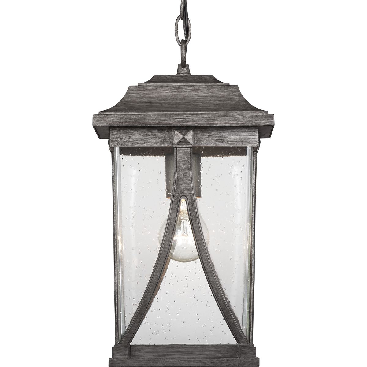 PROGRESS LIGHTING P550040-103 Antique Pewter Abbott Collection One-Light Hanging Lantern