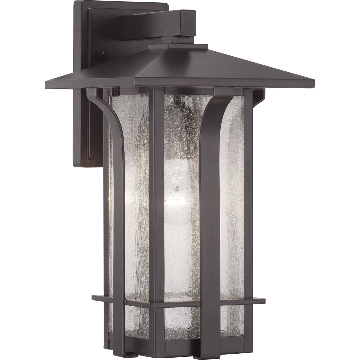 PROGRESS LIGHTING P560125-020 Antique Bronze Cullman Collection One-Light Medium Wall Lantern