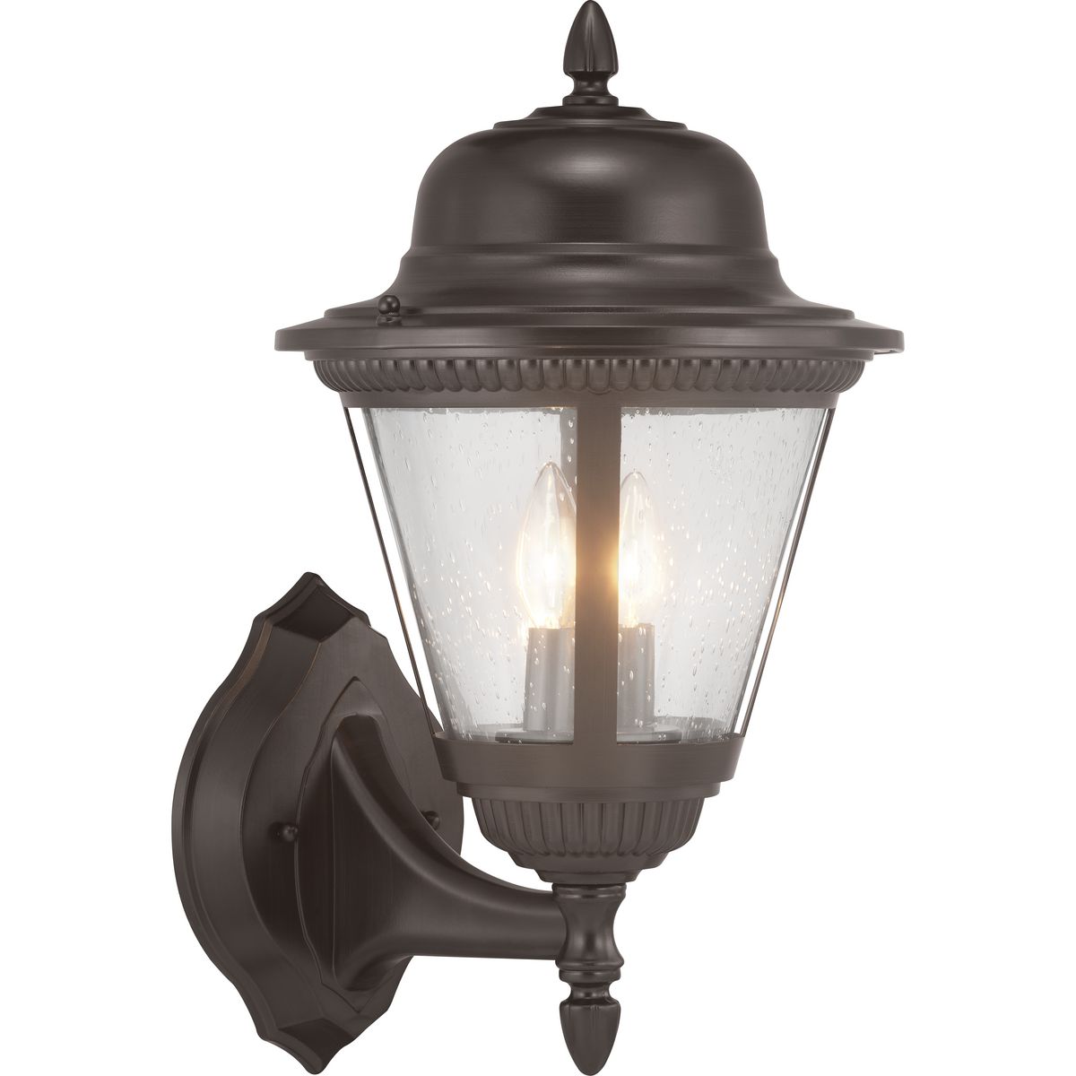 PROGRESS LIGHTING P560135-020 Antique Bronze Westport Collection Two-Light Medium Wall Lantern