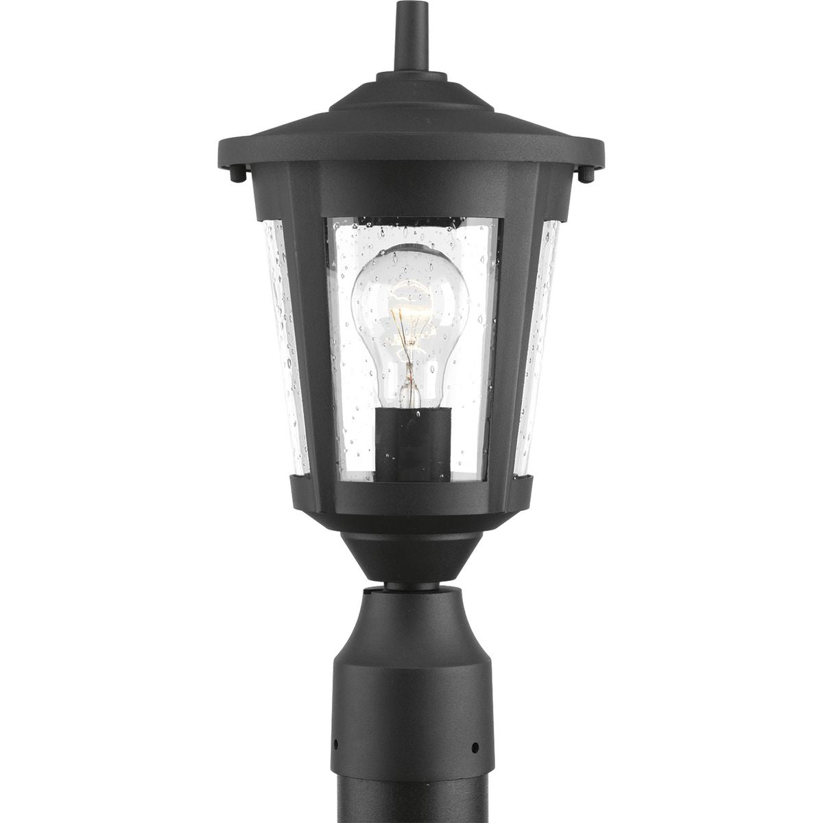PROGRESS LIGHTING P6425-31 Textured Black East Haven Collection One-Light Post Lantern