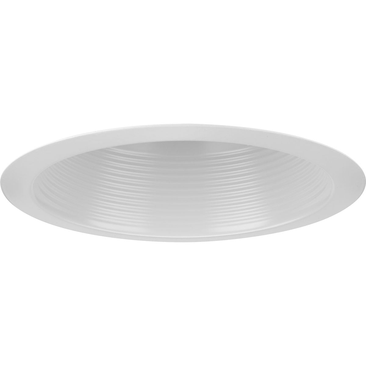PROGRESS LIGHTING P806000-028 Satin White 6" Satin White Recessed Step Baffle Trim for 6" Housing (P806N series)