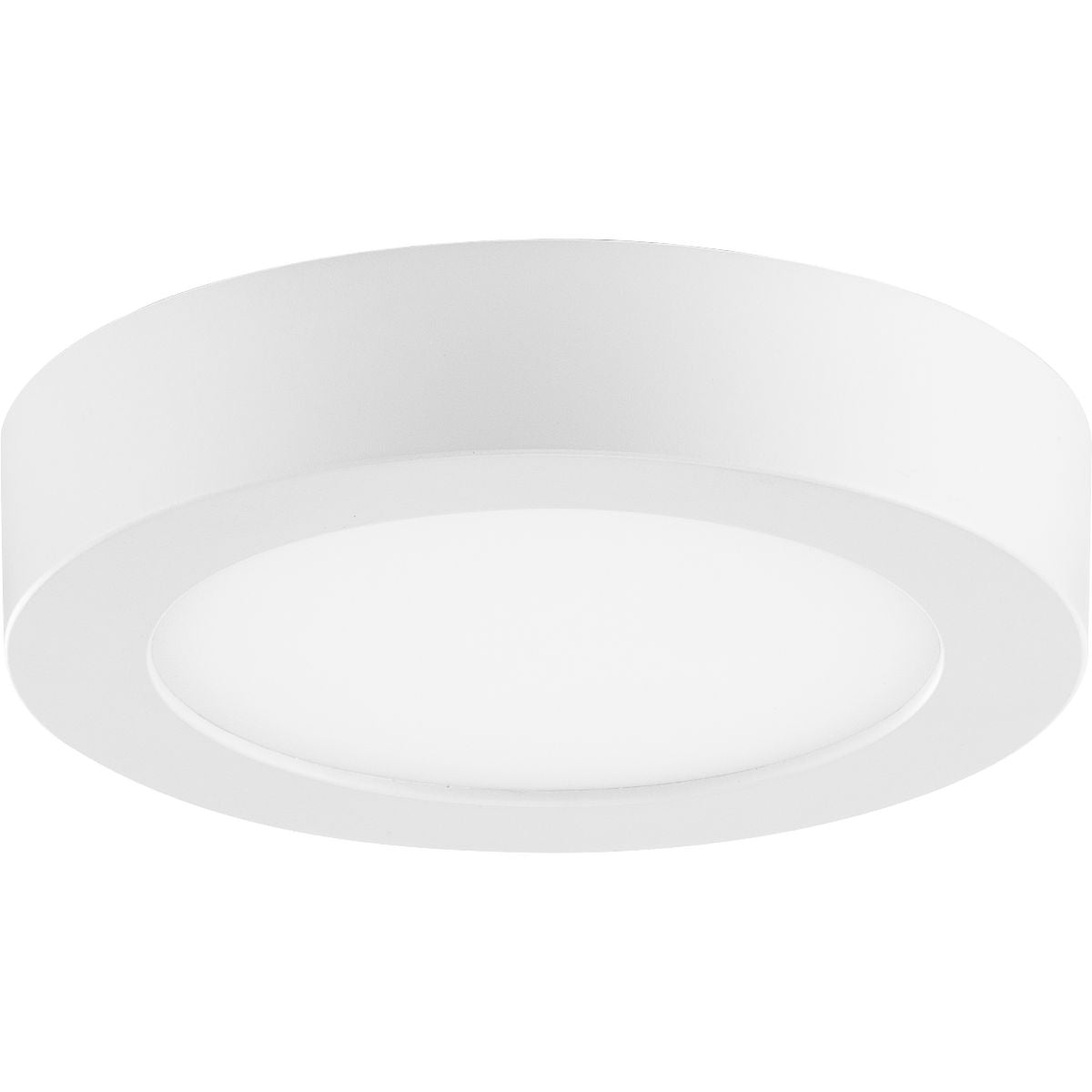 PROGRESS LIGHTING P810024-030-30 White Everlume Collection White 5" Edgelit Round Flush Mount