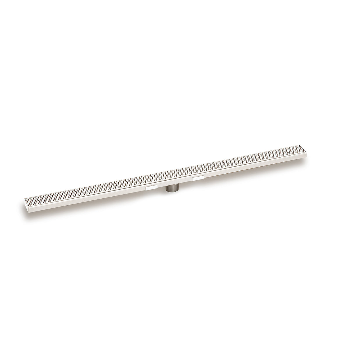INFINITY DRAIN SGRAS 6560 MW S-GRAS 65 60" S-Stainless Steel Series Complete Kit with 2 1/2" Adhesion Style Grate in Matte White