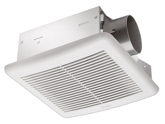 Delta Breez Radiance RAD80LED 80 CFM Exhaust Bath Fan/Dimmable LED Light and Heater