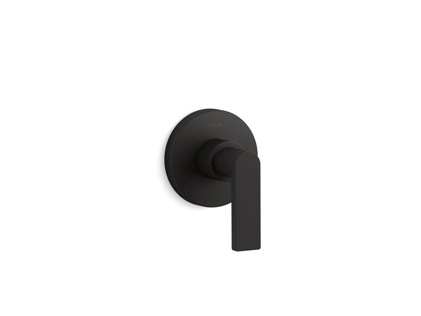 KOHLER Composed MasterShower transfer valve trim with lever handle - Matte Black, K-T73140-4-BL