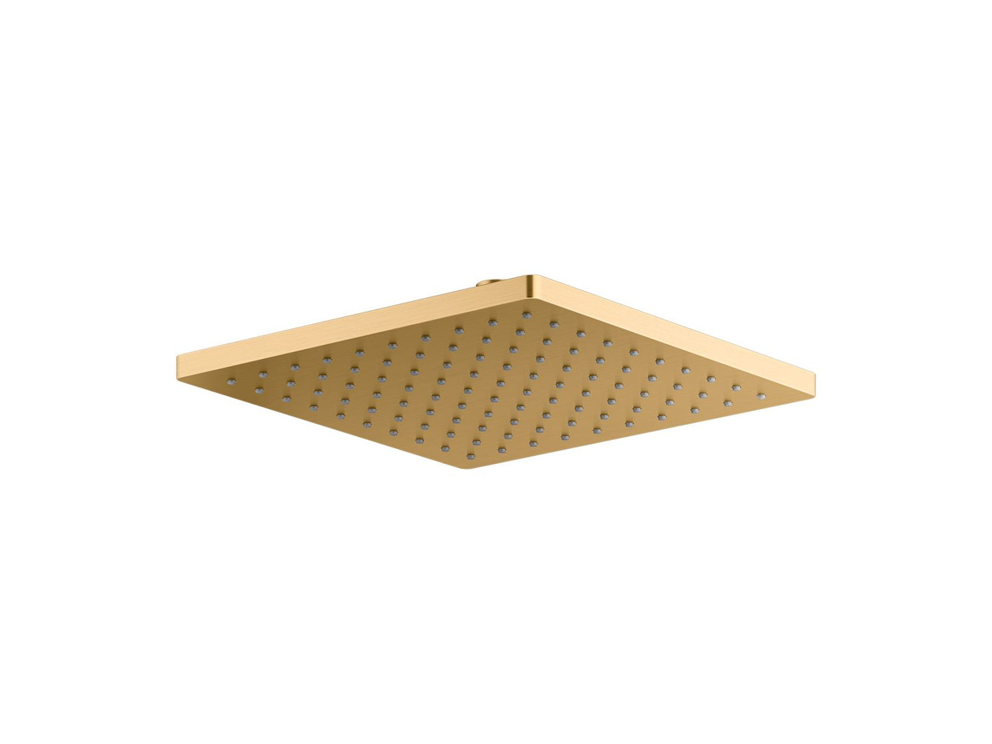 KOHLER Honesty 10" single-function rainhead, 1.75 gpm - Vibrant Brushed Moderne Brass, K-26149-G-2MB